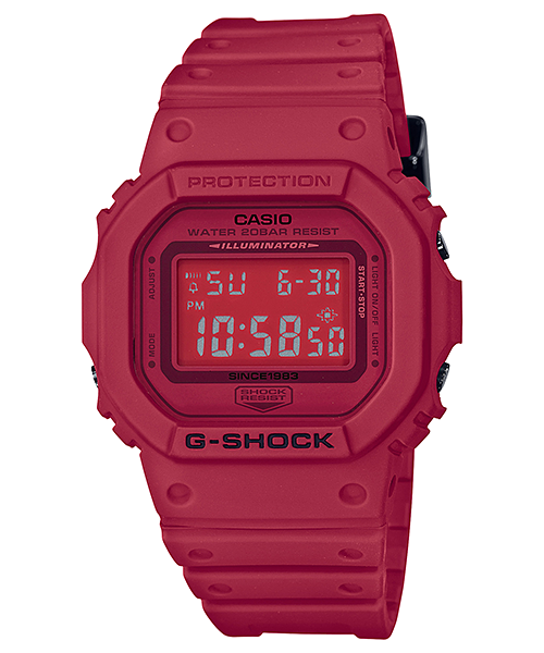 G shock red on sale out