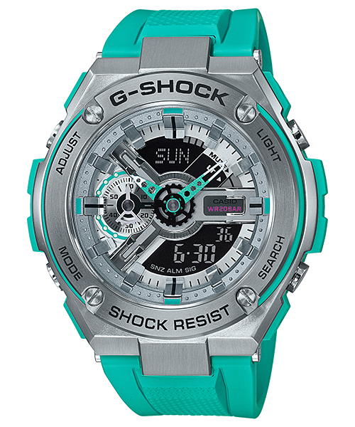 CASIO(カシオ) G-SHOCK ジーショック メンズ 腕時計 Gスチール GST-410-2AJF | OAKLEY(オークリー)の
