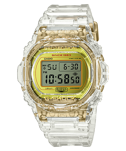 カシオ]CASIO 腕時計 G-SHOCK ジーショック GLACIER GOLD DW-5735E-7JR メンズ  OAKLEY(オークリー)の品揃え岐阜県NO.1のヤマウチ